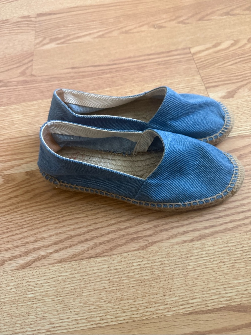 Woman  Blue Slip-On Espadrilles